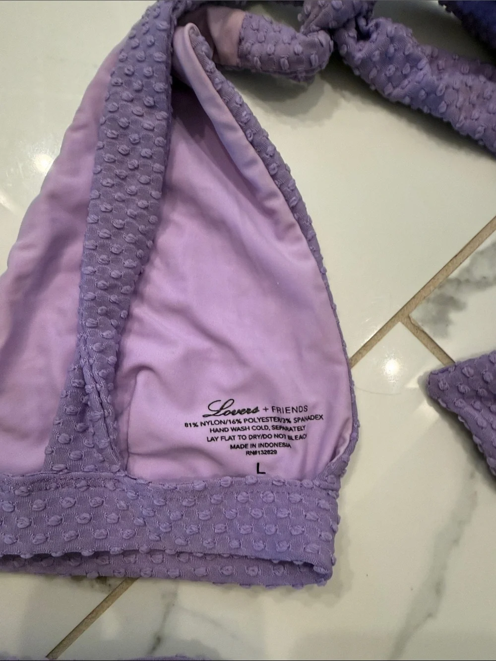 Lovers + Friends Lavender/Purple bikini 👙 - Picture 4 of 6